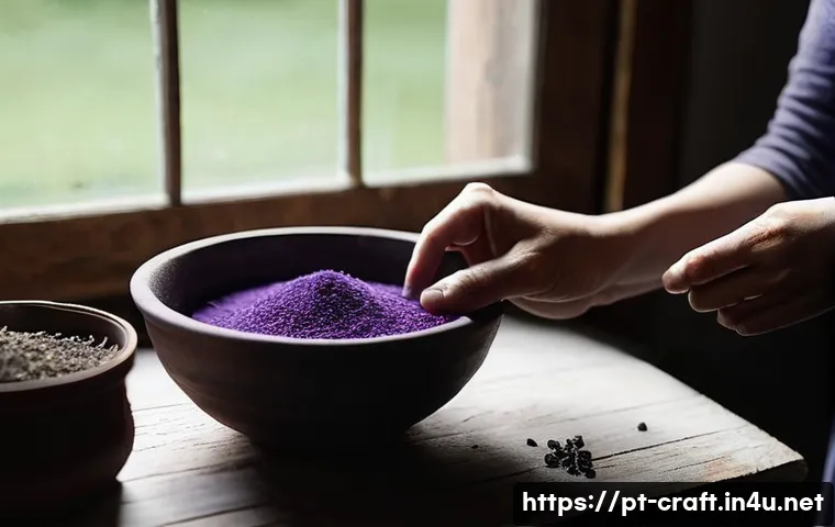 수공예 천연 섬유 염색 관련 이미지 1