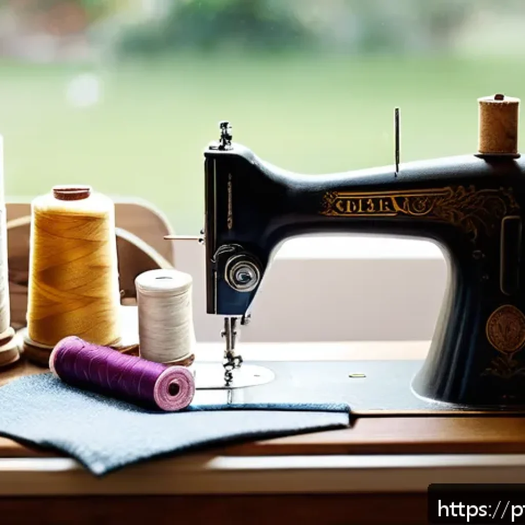 수공예 패브릭 공예 - A cozy artisan sewing workshop scene featuring a skilled craftswoman combining various fabric textur...