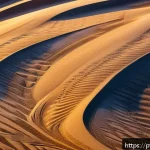 수공예 샌드 아트 - A vibrant sand art scene showcasing a detailed close-up of fine, colorful sand layered meticulously ...