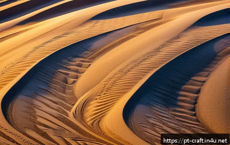 수공예 샌드 아트 - A vibrant sand art scene showcasing a detailed close-up of fine, colorful sand layered meticulously ...